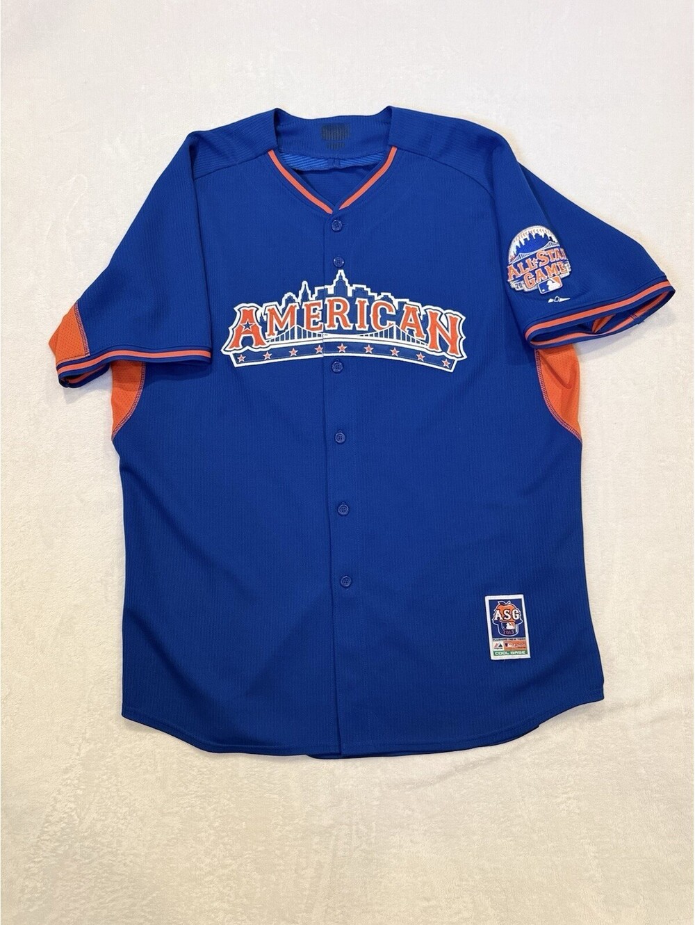 Majestic American League 2013 MLB All Star Jersey Sz L
